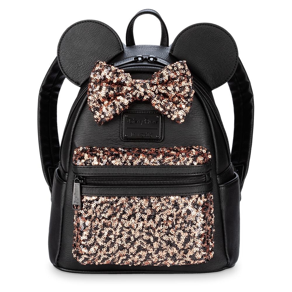 Minnie Mouse Sequined Mini Backpack by Loungefly